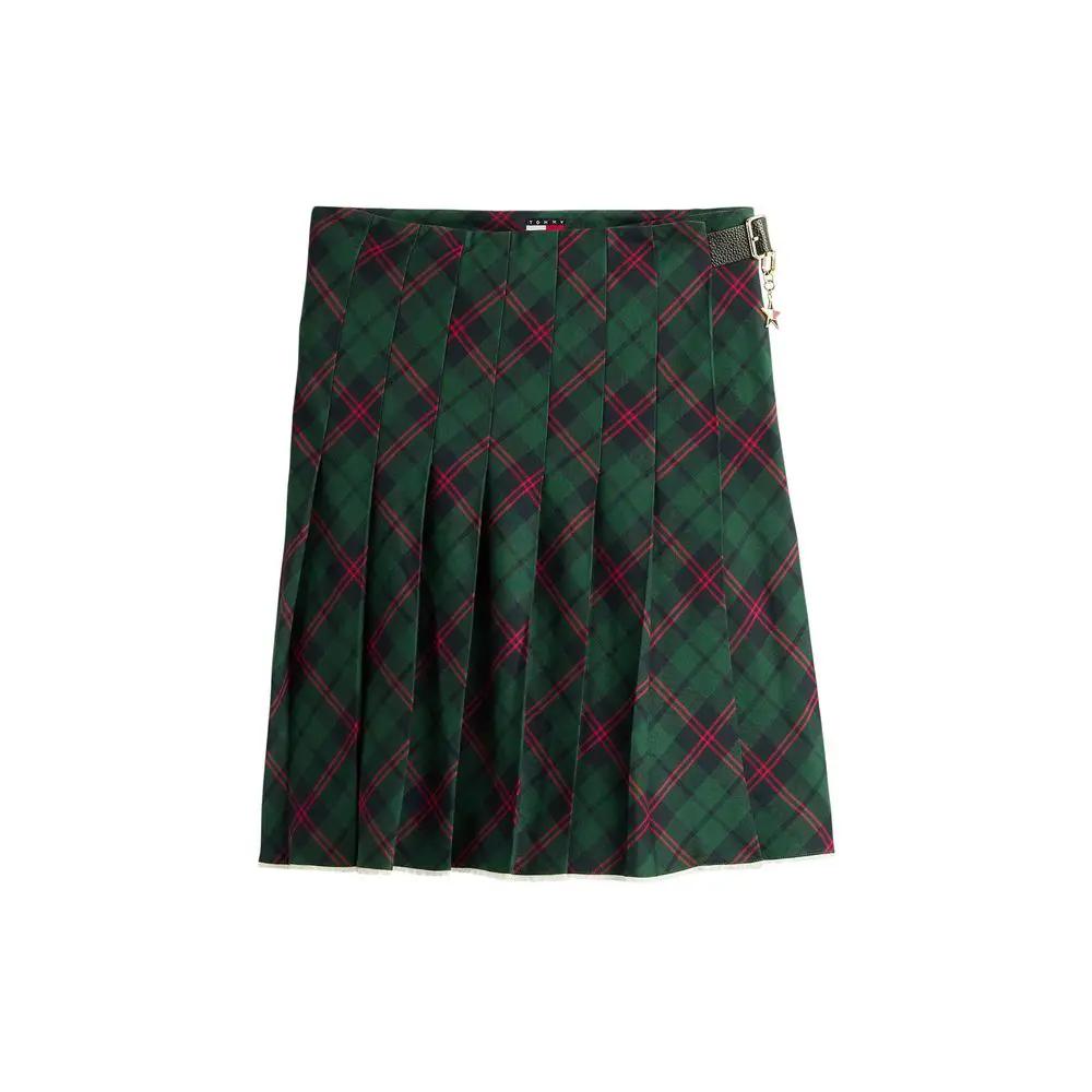 Tommy Hilfiger Jeans Bicolor Cotton Mini Skirt