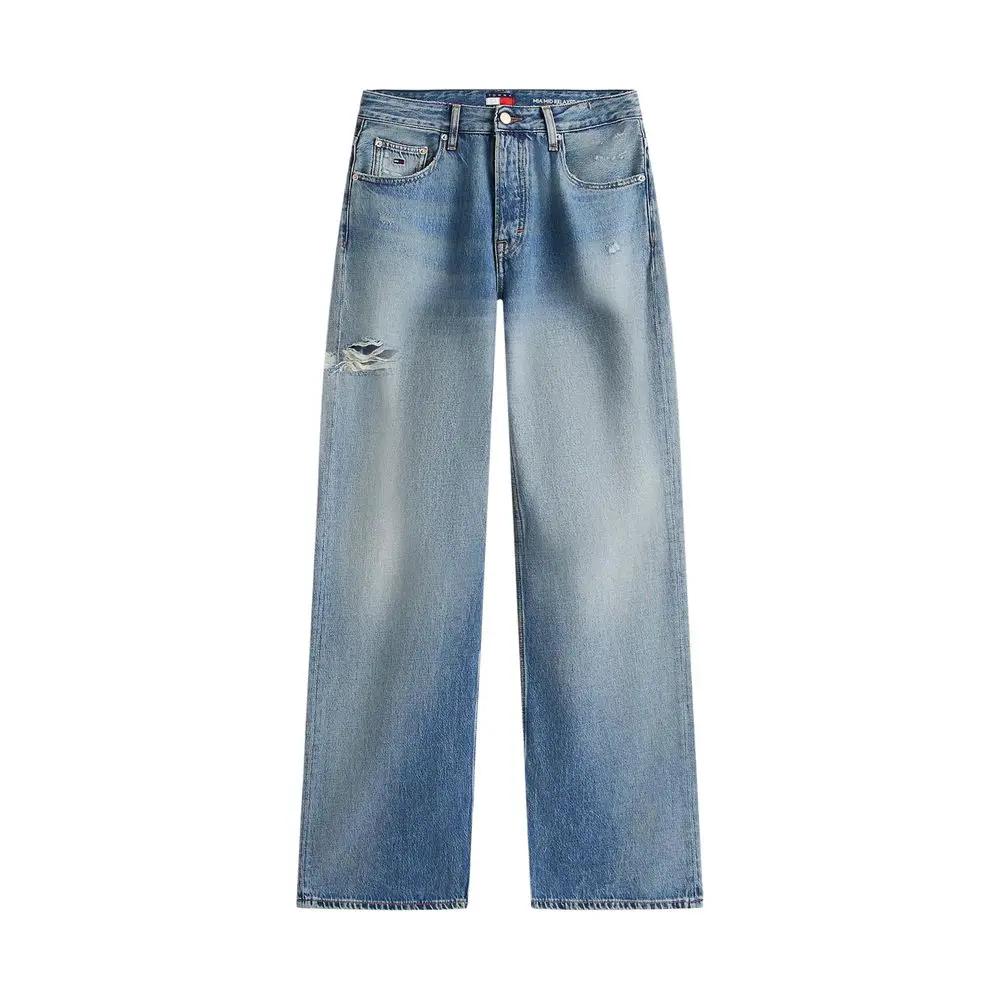 Tommy Hilfiger Jeans Tommy Hilfiger Jeans Blue Recycled Cotton Boyfriend Jeans