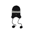 Tommy Hilfiger Jeans Black And White Recycled Wool Cap (Baseball Hat)