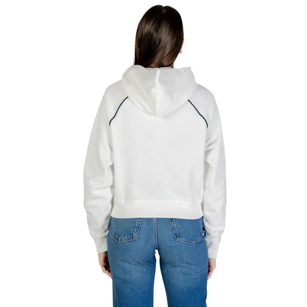 Tommy Hilfiger Jeans Tommy Hilfiger Jeans Cream Recycled Cotton Hoodie