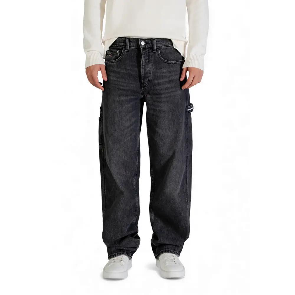 Tommy Hilfiger Jeans Tommy Hilfiger Jeans Black Recycled Cotton Relaxed Fit Jeans