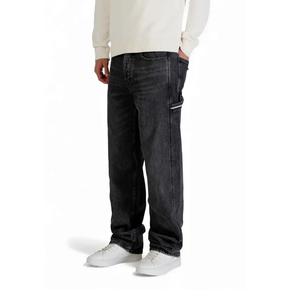 Tommy Hilfiger Jeans Tommy Hilfiger Jeans Black Recycled Cotton Relaxed Fit Jeans
