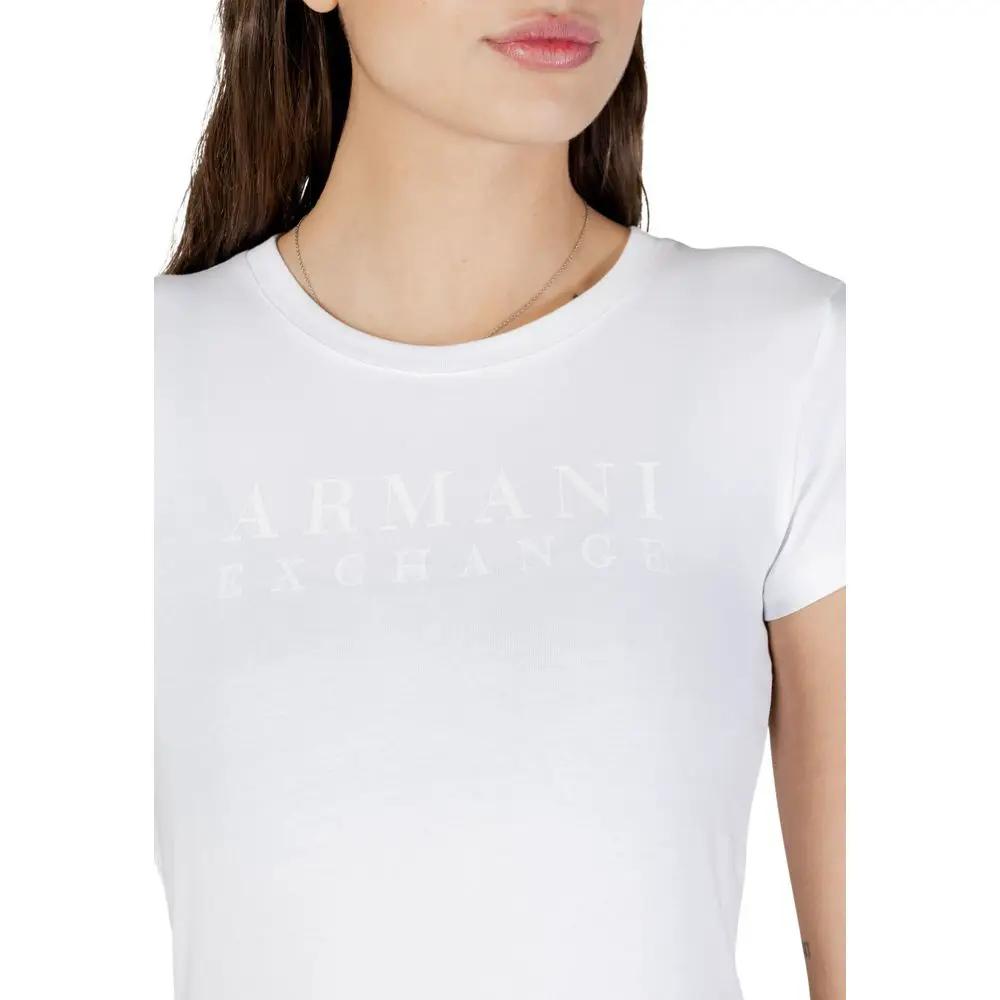 Armani Exchange Armani Exchange White Cotton T-Shirt