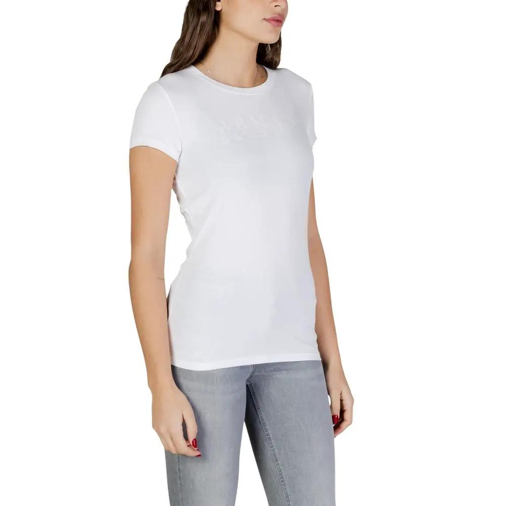 Armani Exchange Armani Exchange White Cotton T-Shirt
