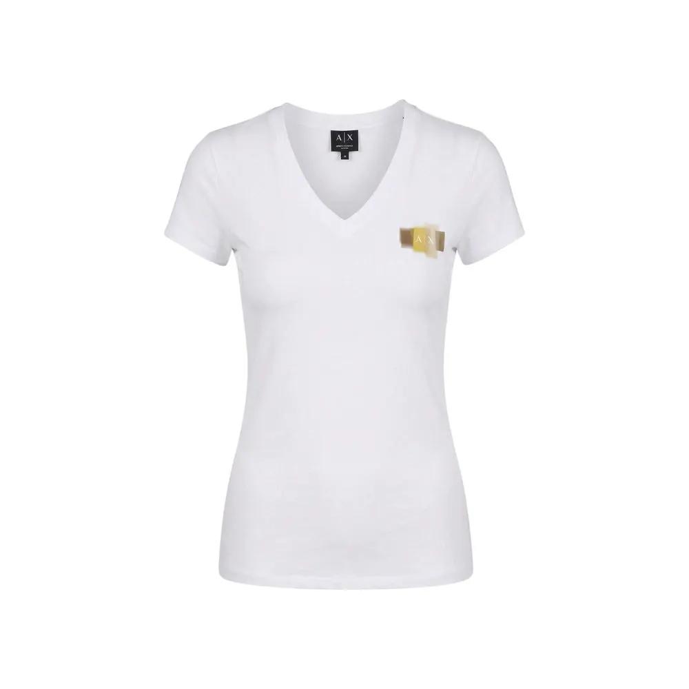 Armani Exchange Armani Exchange White Cotton T-Shirt