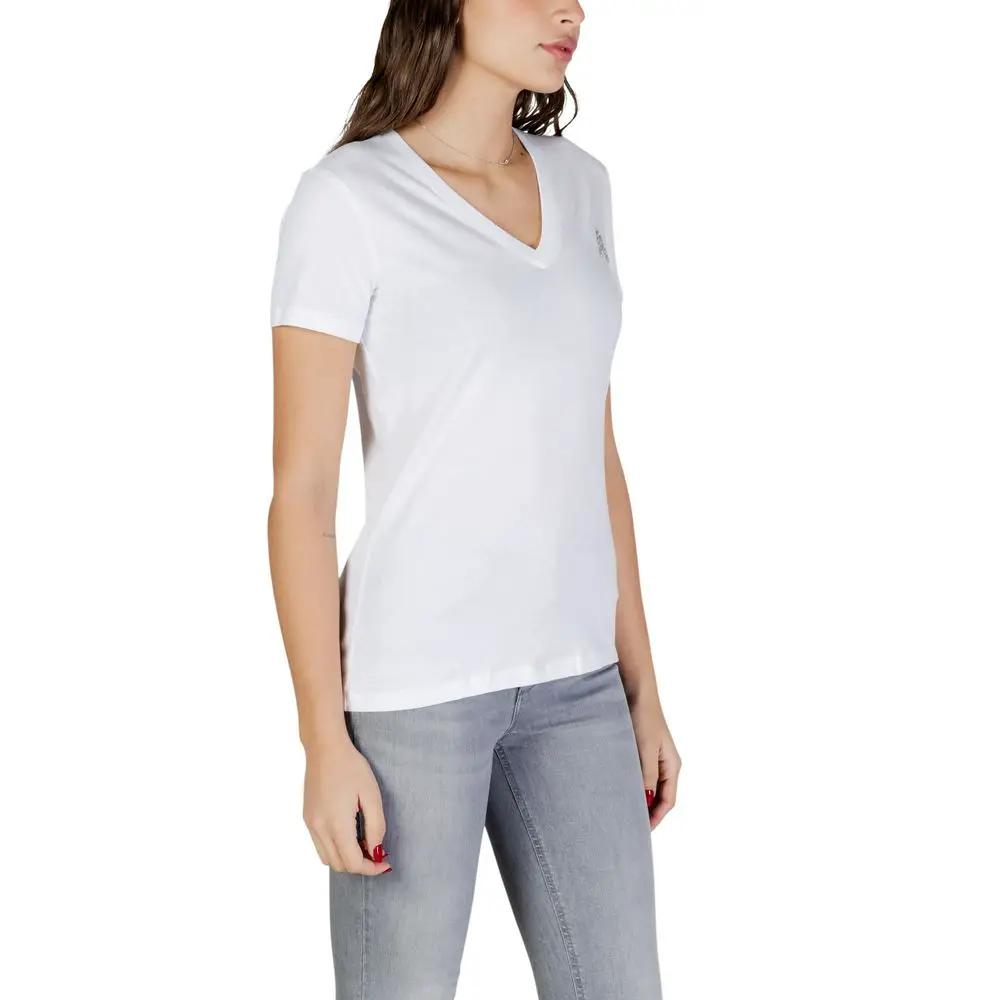 Armani Exchange Armani Exchange White Cotton T-Shirt