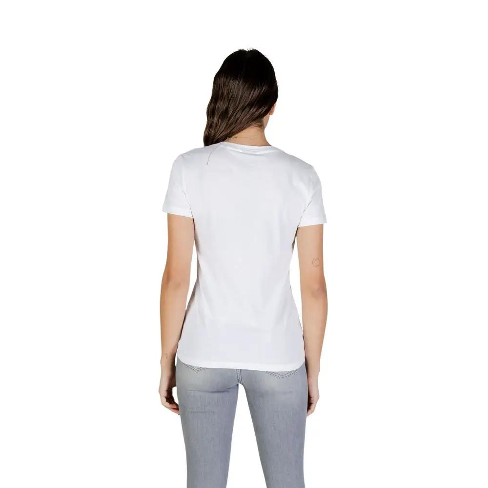 Armani Exchange Armani Exchange White Cotton T-Shirt