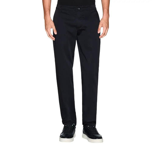 Armani Exchange Armani Exchange Black Cotton Skinny Pants