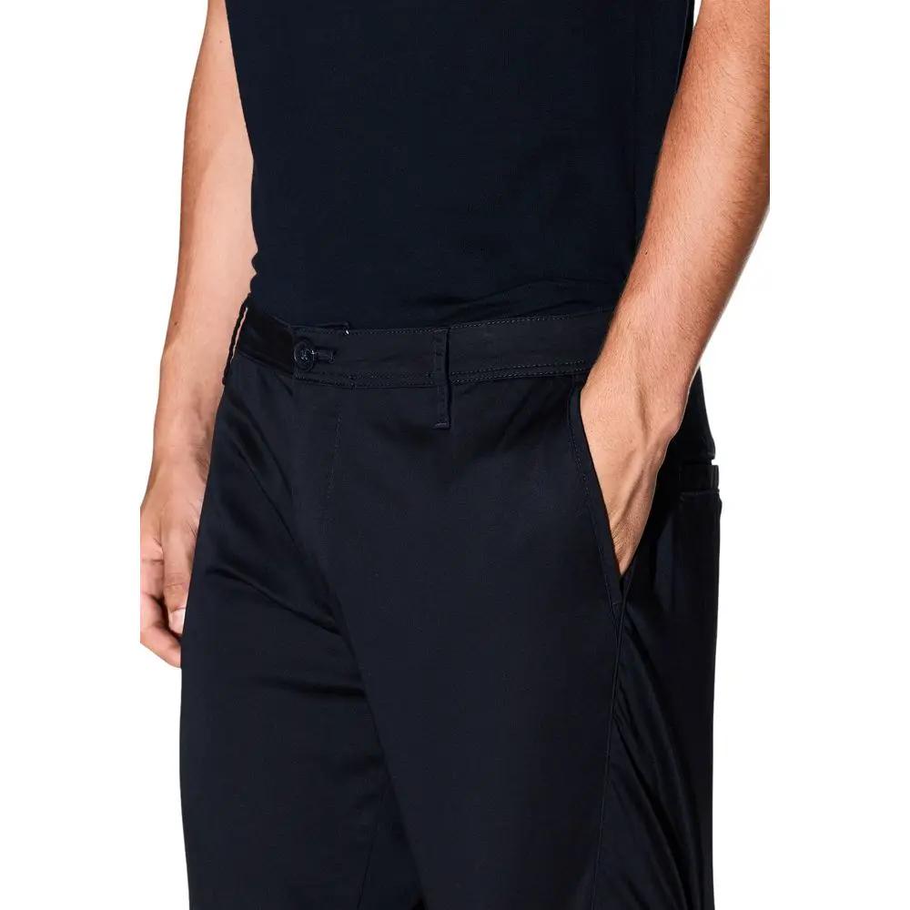 Armani Exchange Armani Exchange Blue Cotton Skinny Pants