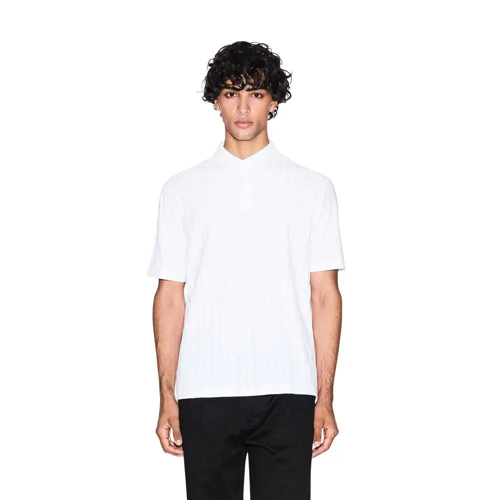 Armani Exchange Armani Exchange White Cotton Polo Shirt