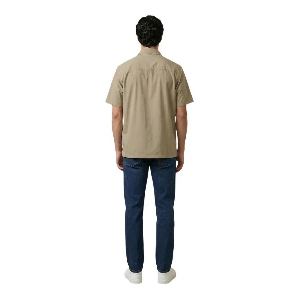 Armani Exchange Armani Exchange Beige Cotton Shortsleeve Shirt