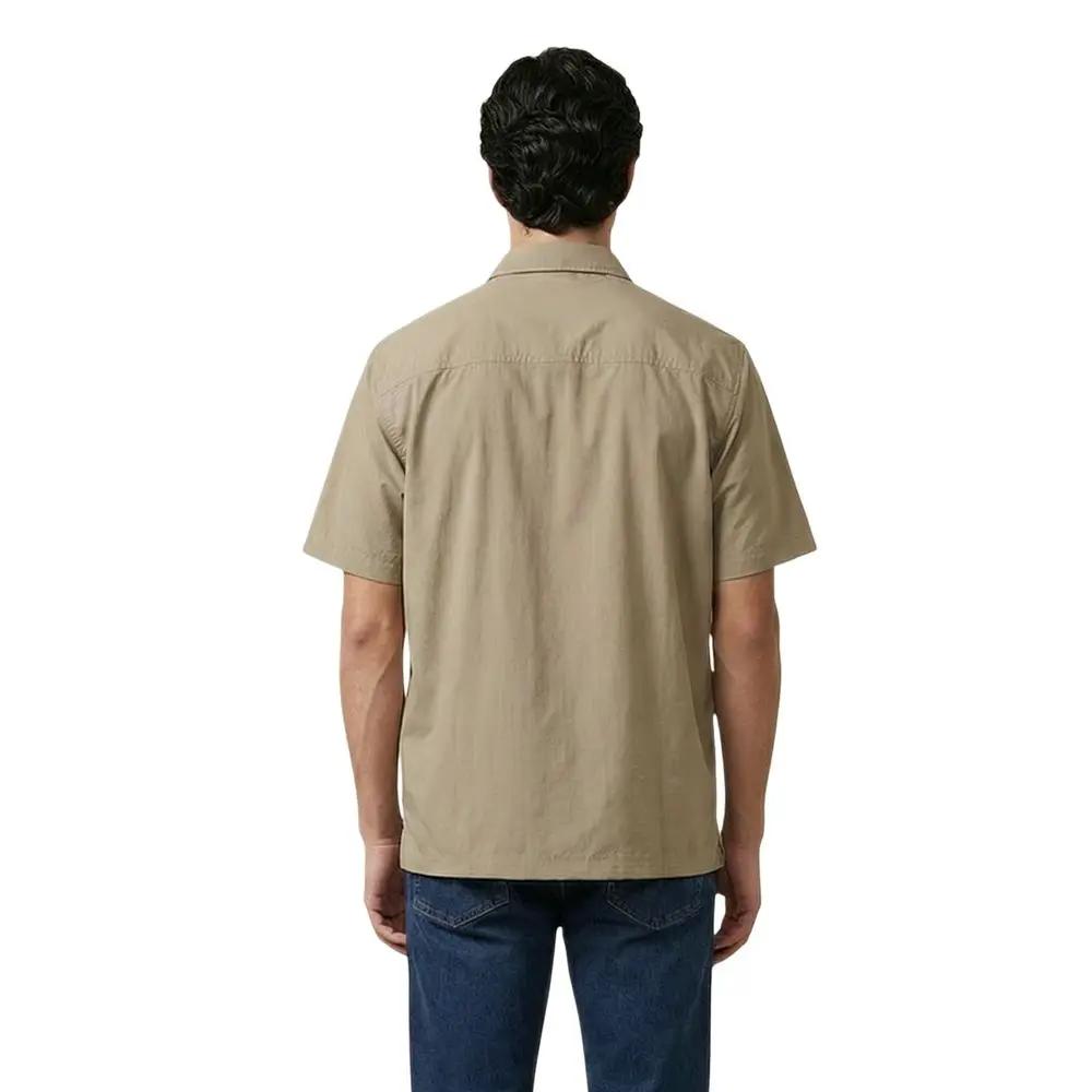 Armani Exchange Armani Exchange Beige Cotton Shortsleeve Shirt