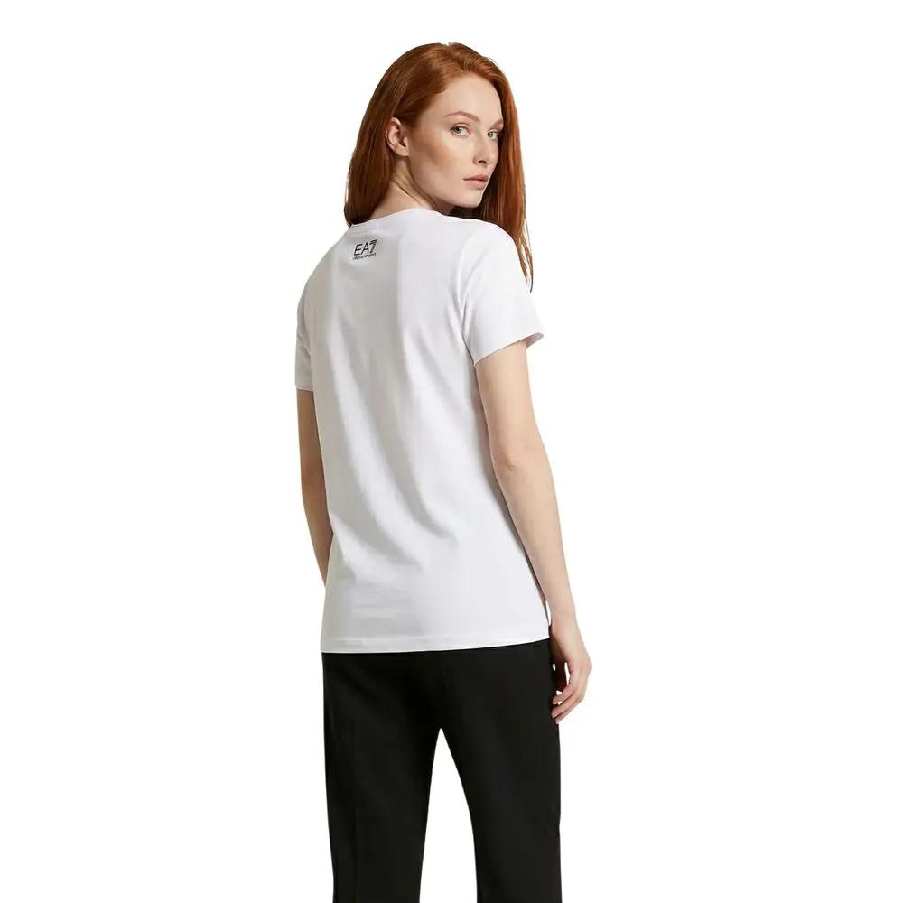 EA7 Emporio Armani EA7 Emporio Armani White Cotton T-Shirt