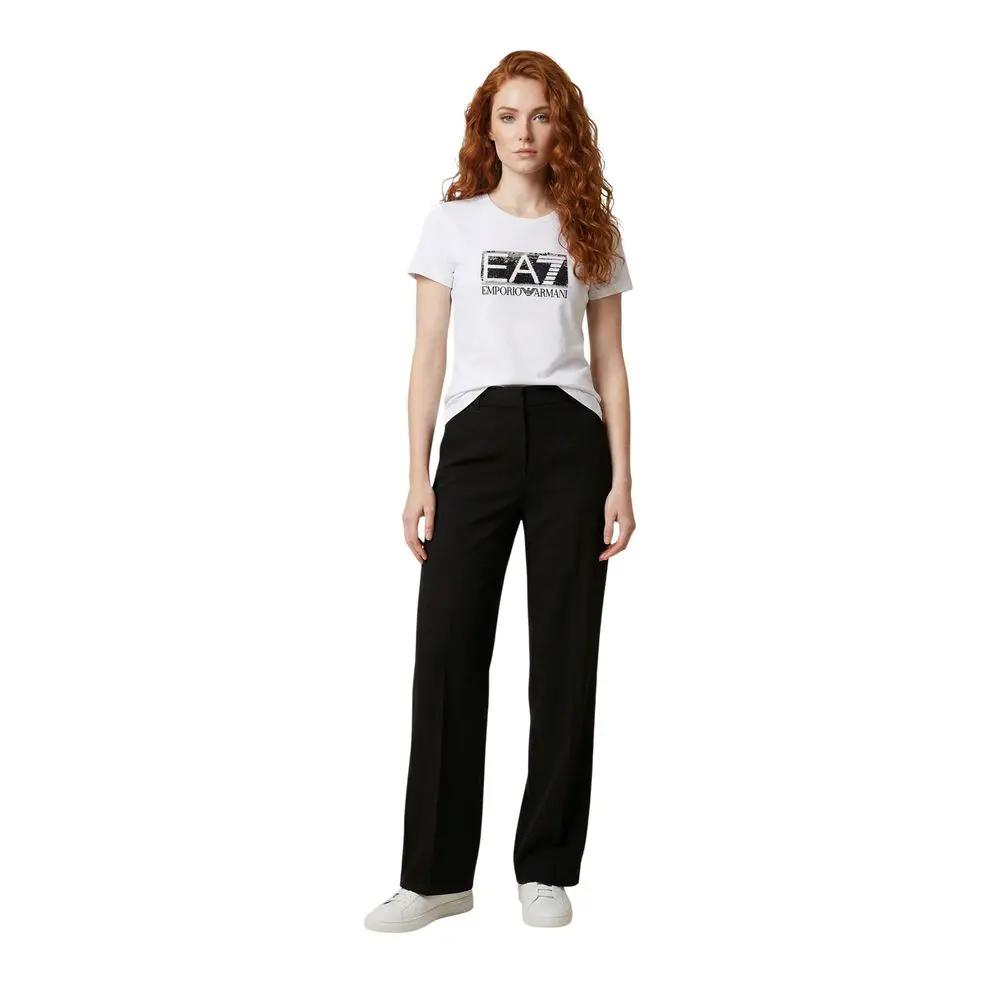 EA7 Emporio Armani EA7 Emporio Armani White Cotton T-Shirt