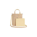 Lacoste Lacoste Beige Leather Handbag