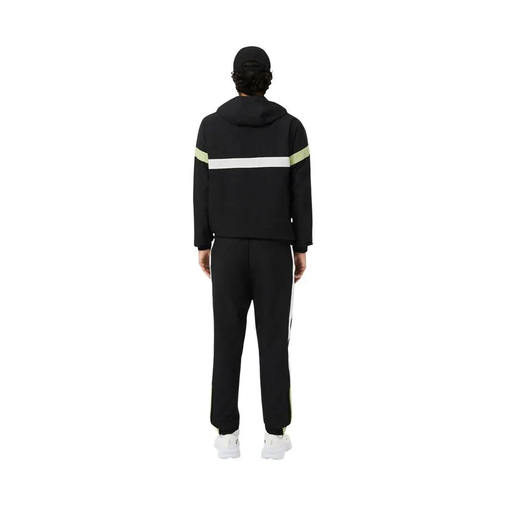 Lacoste Lacoste Black And White Polyester Sweatsuit