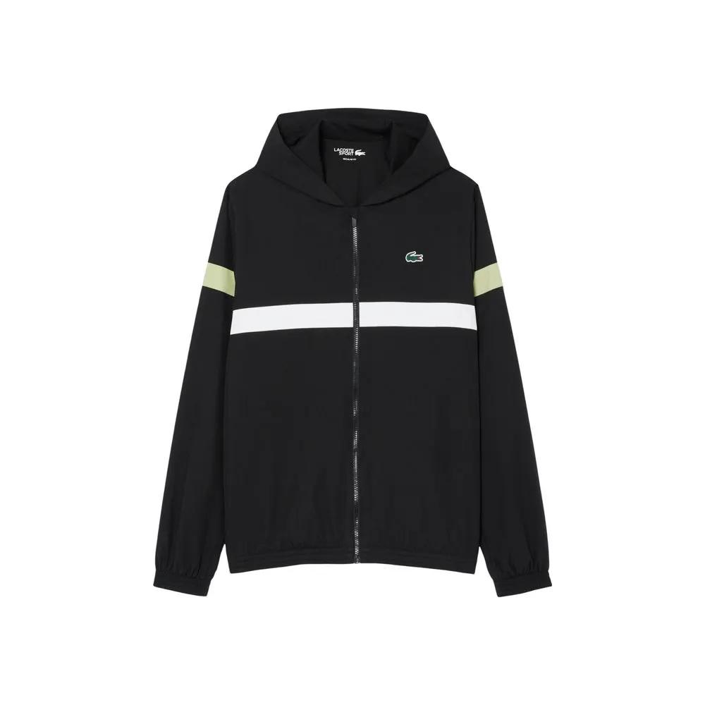 Lacoste Lacoste Black And White Polyester Sweatsuit