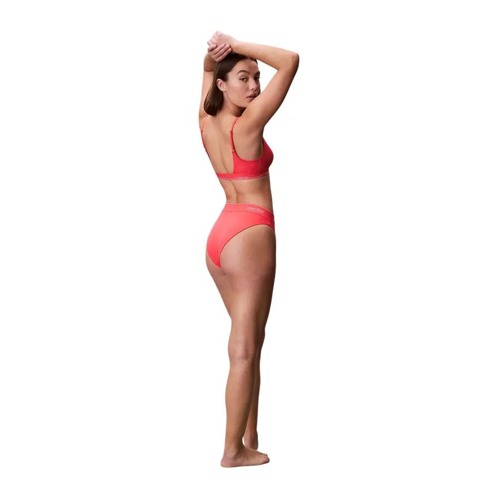 Slip de bain Calvin Klein Jeans en polyester recyclé orange