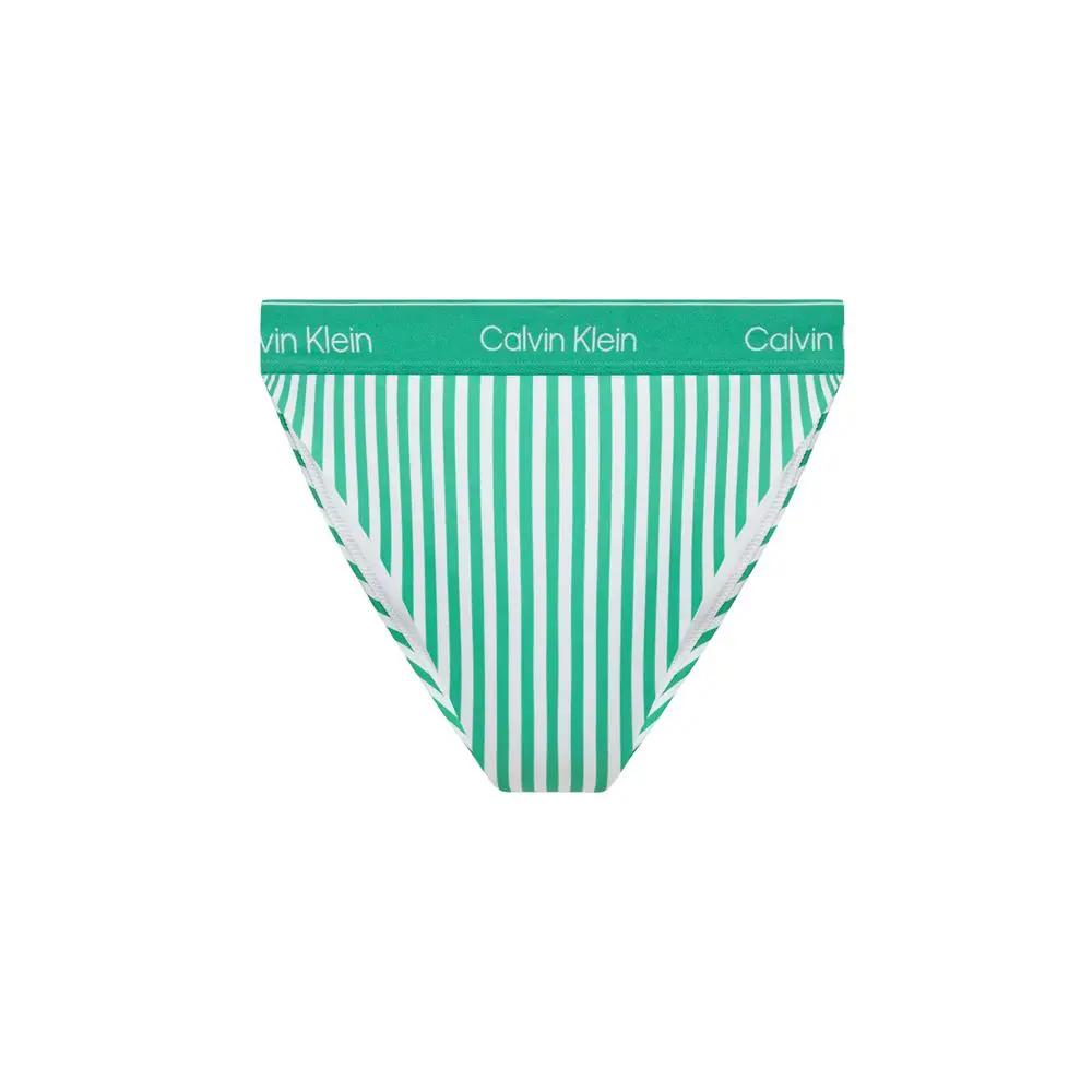Slip de bain bicolore en polyester recyclé Calvin Klein Jeans