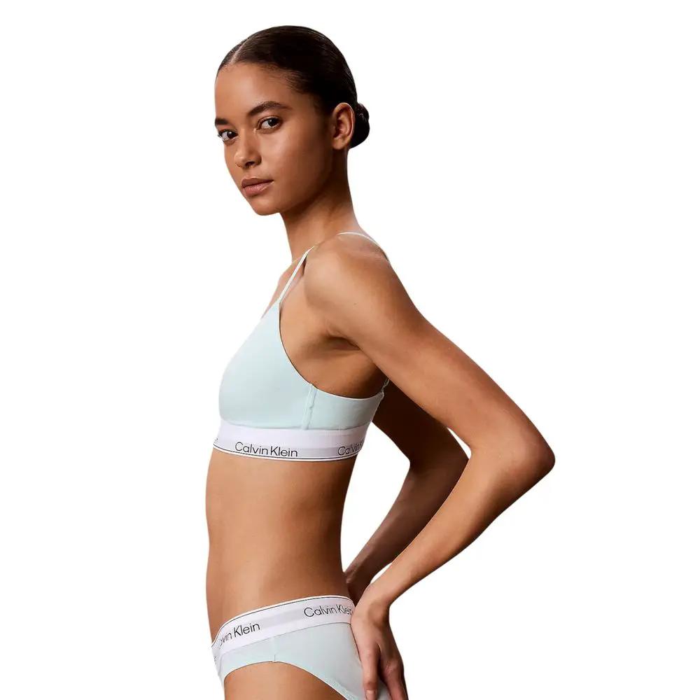 Calvin Klein Underwear Calvin Klein Underwear Green Cotton Bra