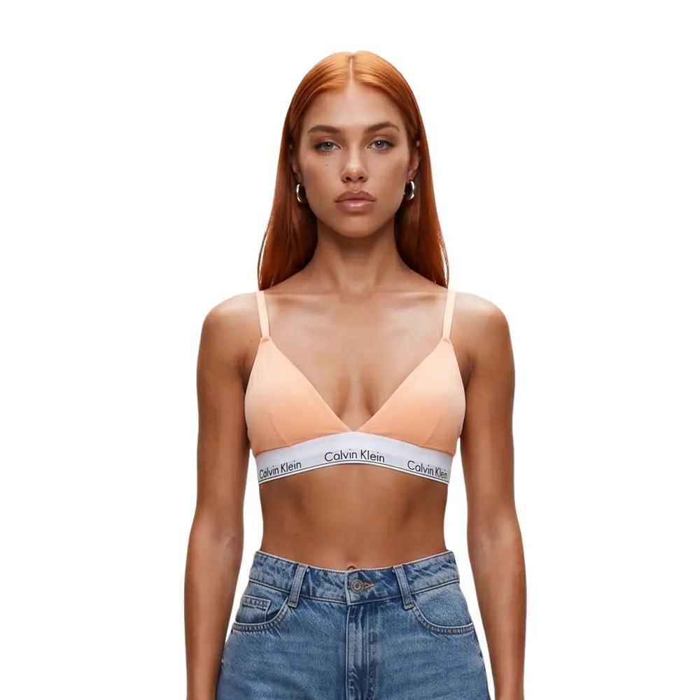 Calvin Klein Underwear Calvin Klein Underwear Orange Cotton Bra