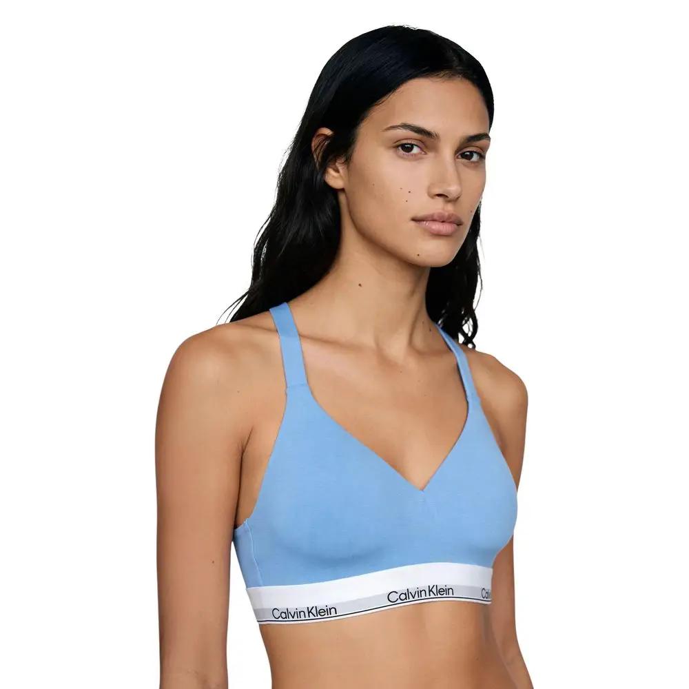 Calvin Klein Underwear Calvin Klein Underwear Blue Cotton Bra