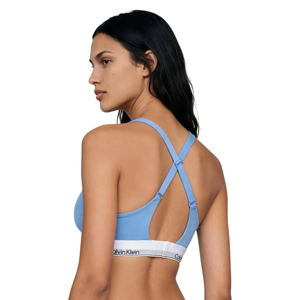 Calvin Klein Underwear Calvin Klein Underwear Blue Cotton Bra