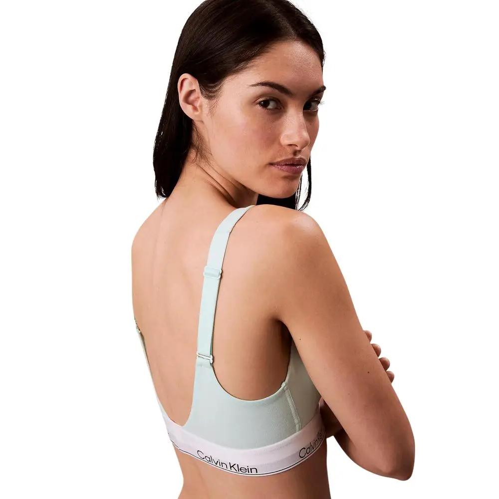 Calvin Klein Underwear Calvin Klein Underwear Green Cotton Bra