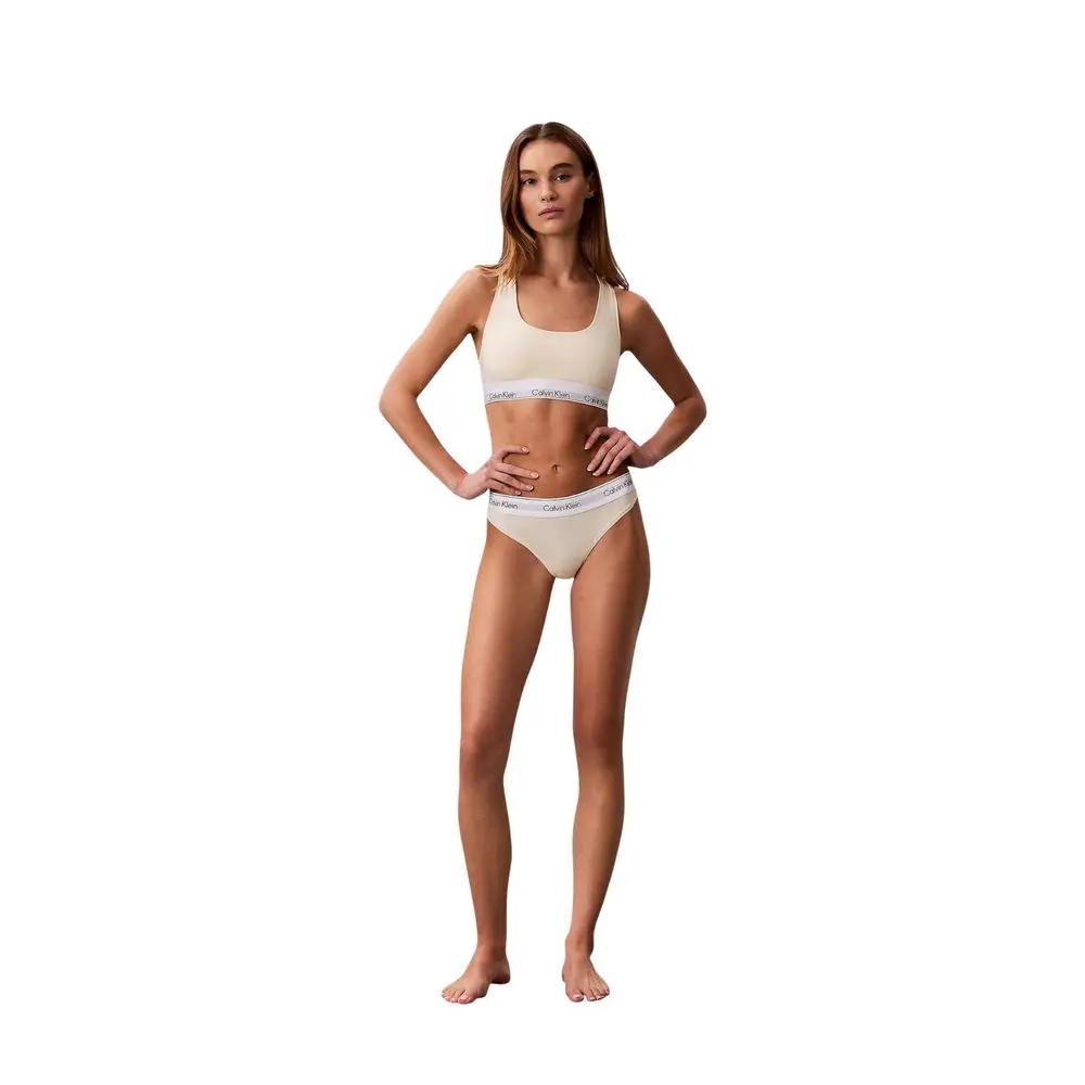 Calvin Klein Underwear Calvin Klein Underwear Beige Cotton Pantie