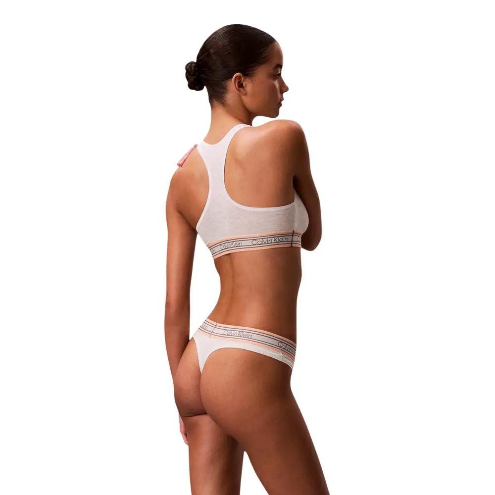 Soutien-gorge en coton crème Calvin Klein Underwear