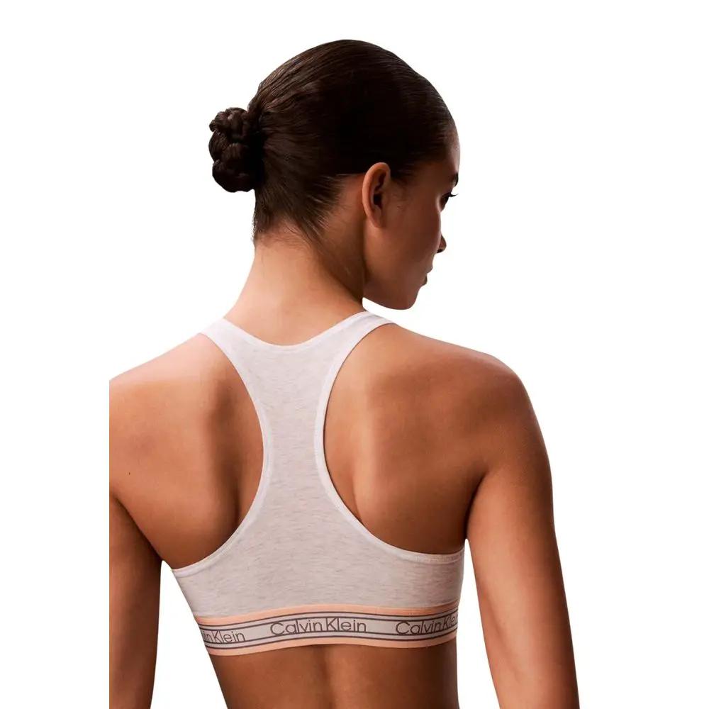 Soutien-gorge en coton crème Calvin Klein Underwear