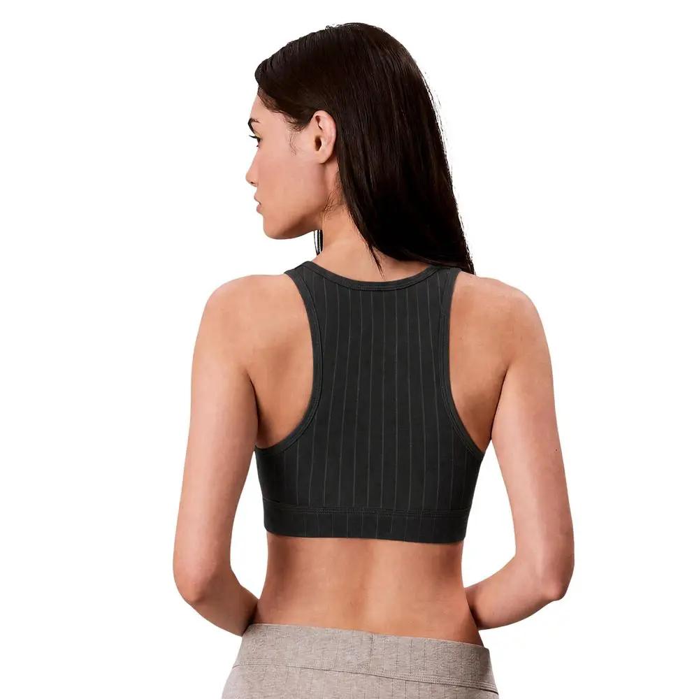 Soutien-gorge en coton noir Calvin Klein Underwear