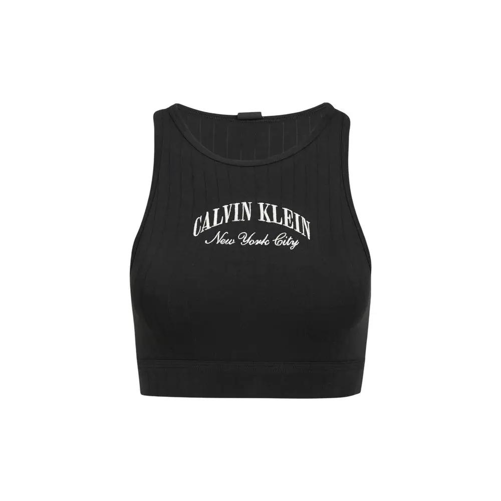 Soutien-gorge en coton noir Calvin Klein Underwear