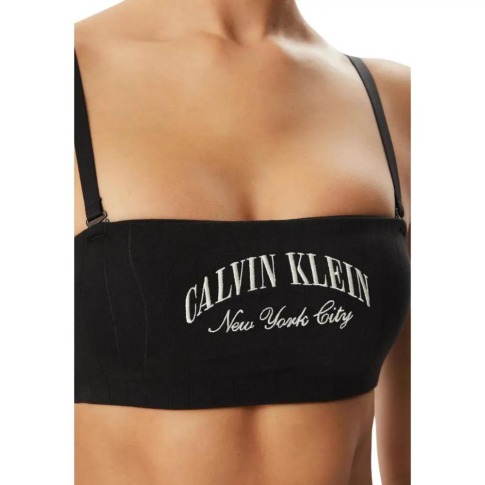 Soutien-gorge en coton noir Calvin Klein Underwear