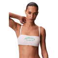 Soutien-gorge blanc en coton Calvin Klein Underwear