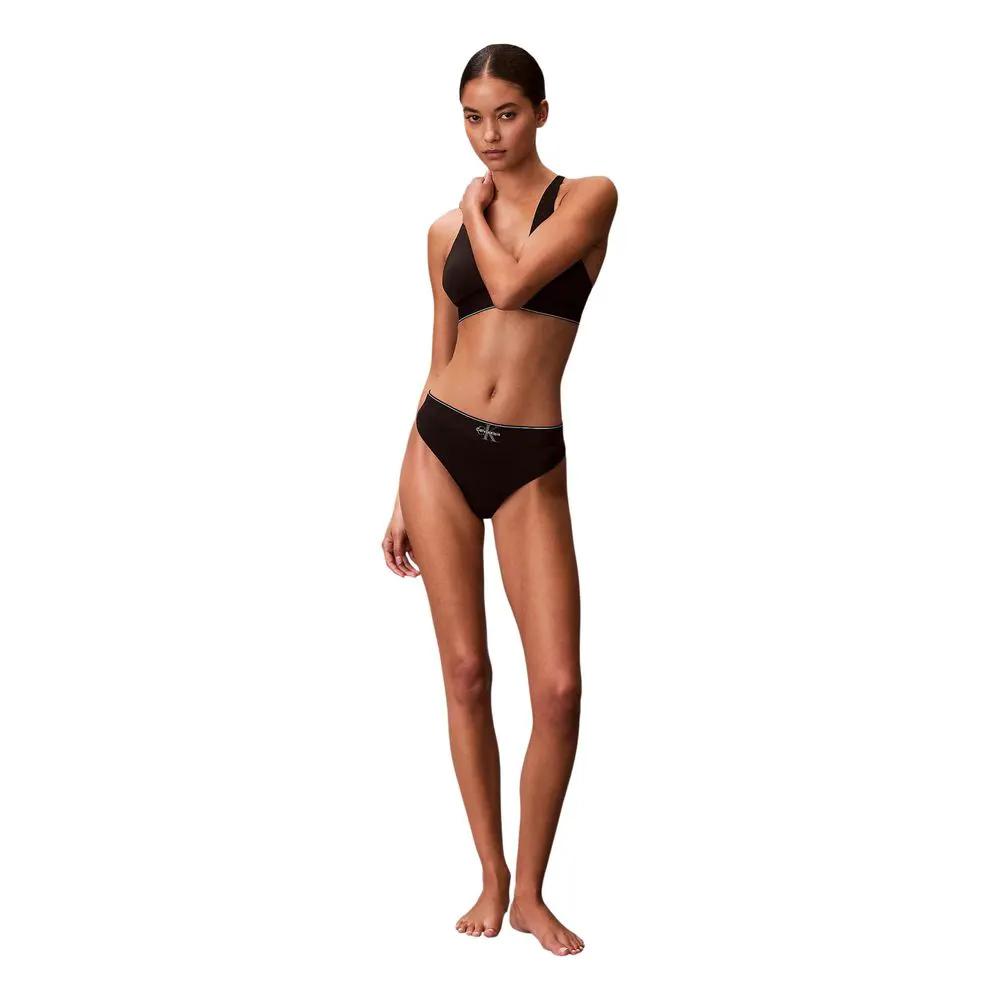 Culotte Calvin Klein Underwear noire en polyester recyclé