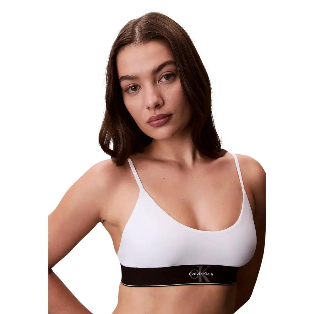 Soutien-gorge Calvin Klein Underwear en polyester blanc