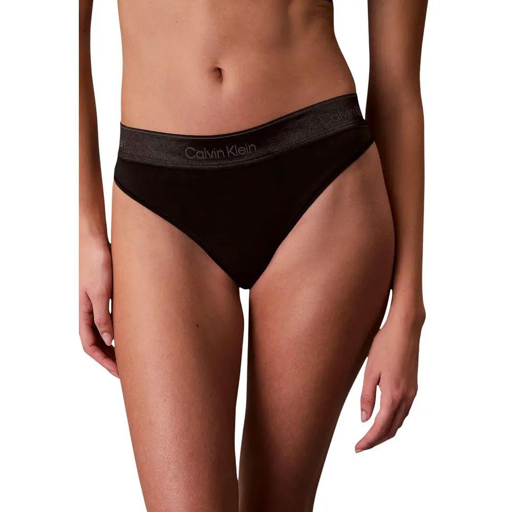 Calvin Klein Underwear Calvin Klein Underwear Black Cotton Pantie