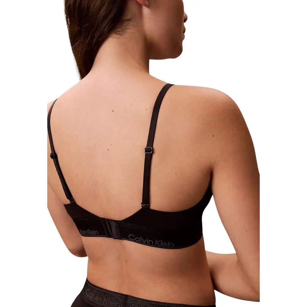 Soutien-gorge en coton noir Calvin Klein Underwear
