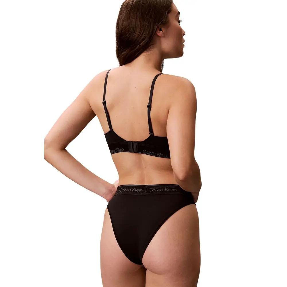 Soutien-gorge en coton noir Calvin Klein Underwear
