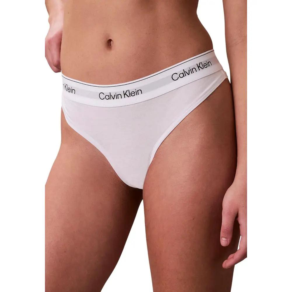 Slip en coton blanc Calvin Klein Underwear