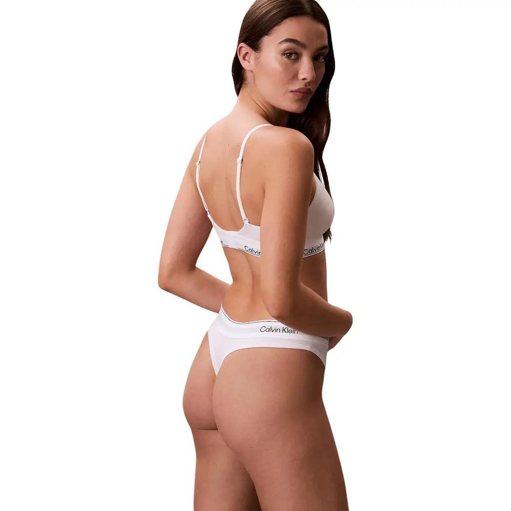 Slip en coton blanc Calvin Klein Underwear