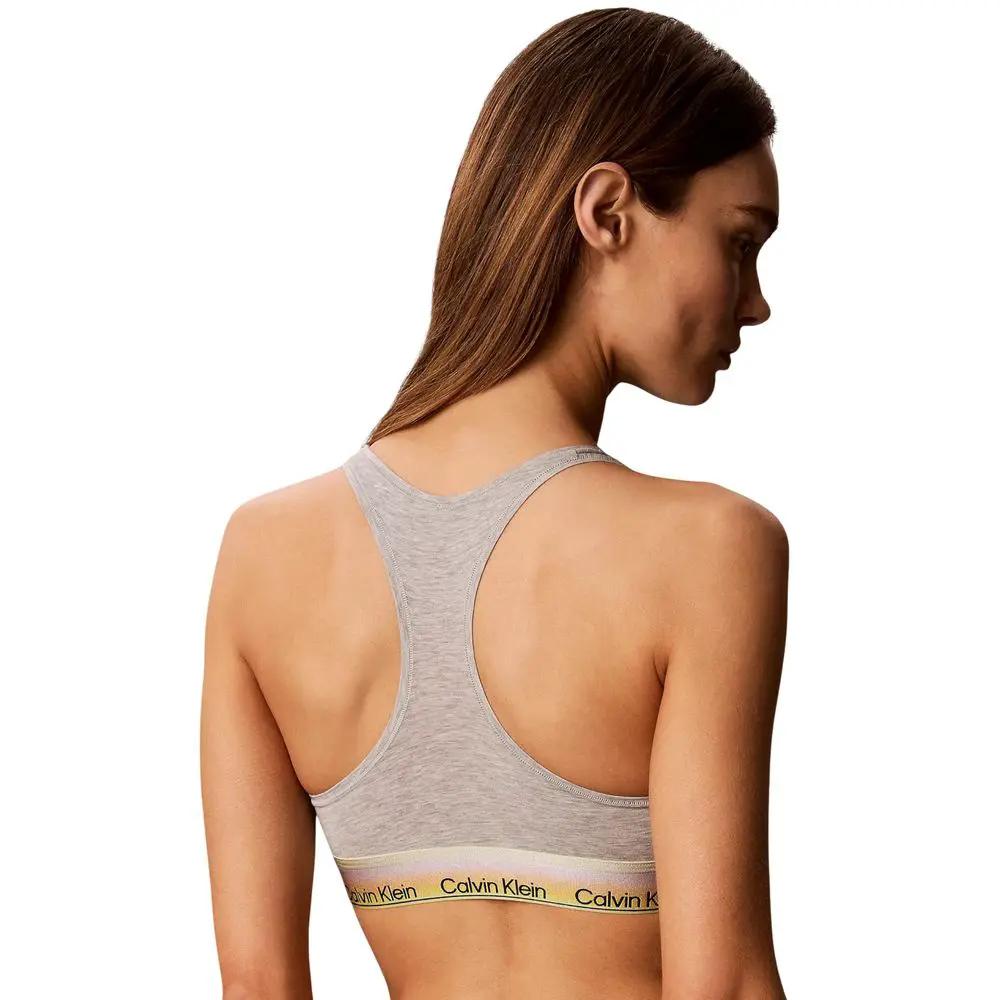 Calvin Klein Underwear Calvin Klein Underwear Gray Cotton Bra