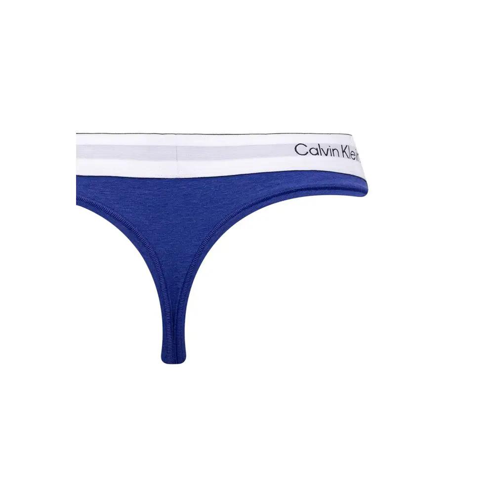 Calvin Klein Underwear Calvin Klein Underwear Blue Cotton Pantie