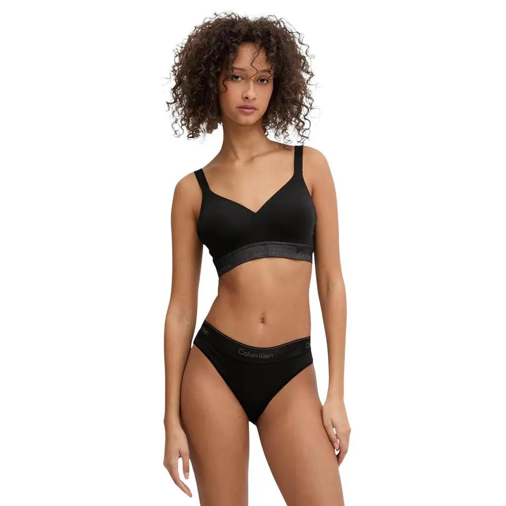 Soutien-gorge en coton noir Calvin Klein Underwear