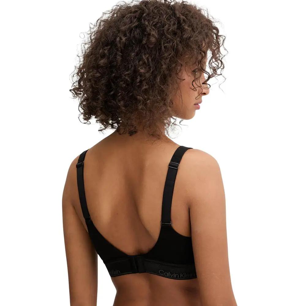 Soutien-gorge en coton noir Calvin Klein Underwear