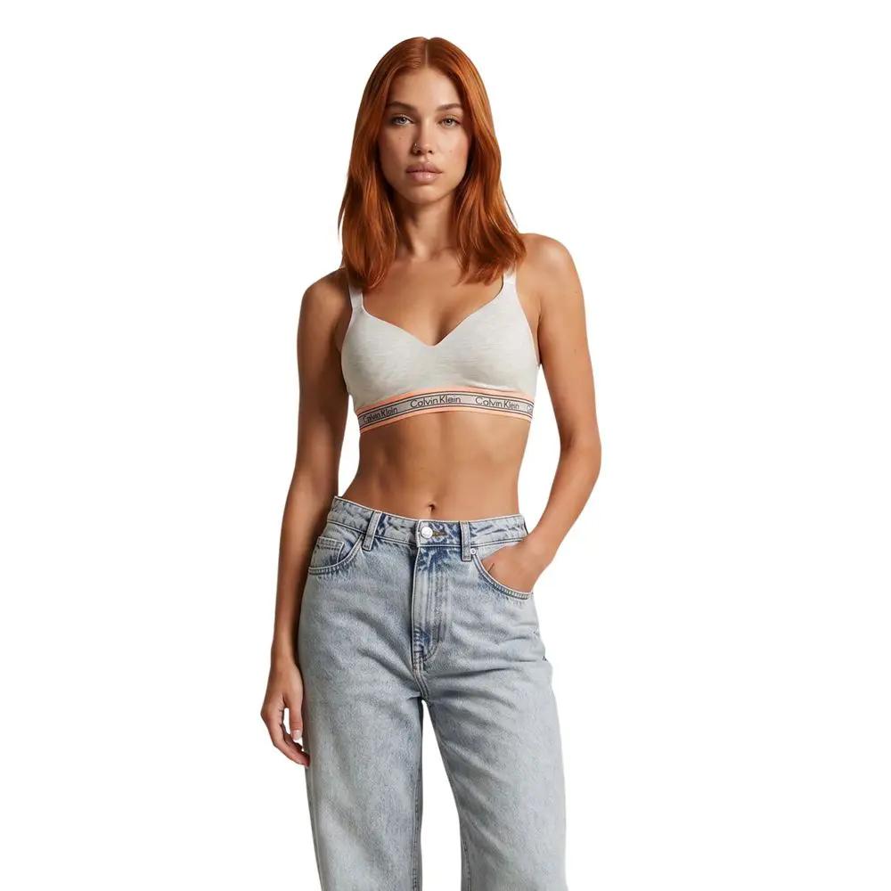 Calvin Klein Underwear Calvin Klein Underwear Cream Cotton Bra