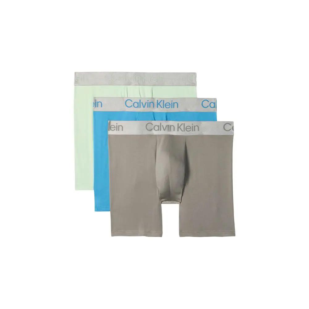Caleçon Calvin Klein Underwear en polyester recyclé gris