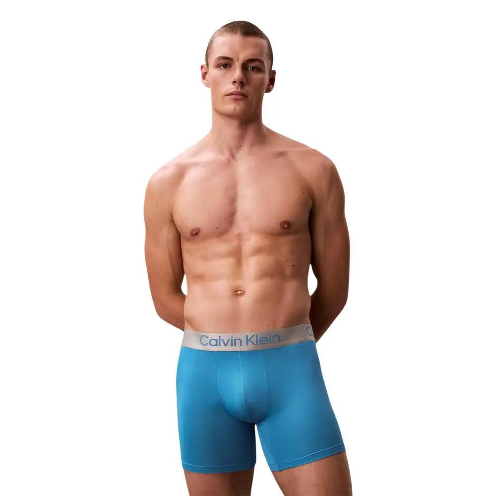 Caleçon Calvin Klein Underwear en polyester recyclé gris