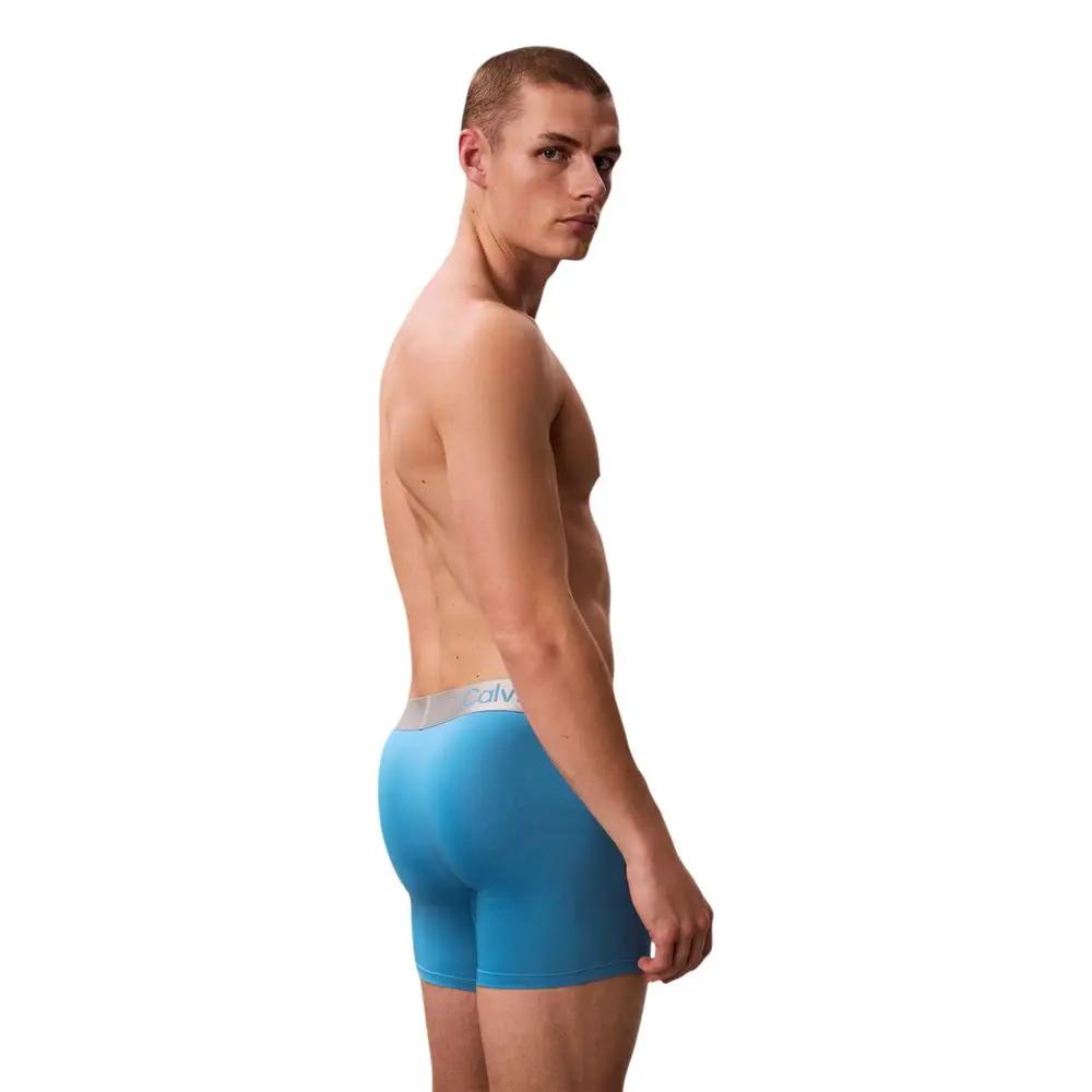 Caleçon Calvin Klein Underwear en polyester recyclé gris